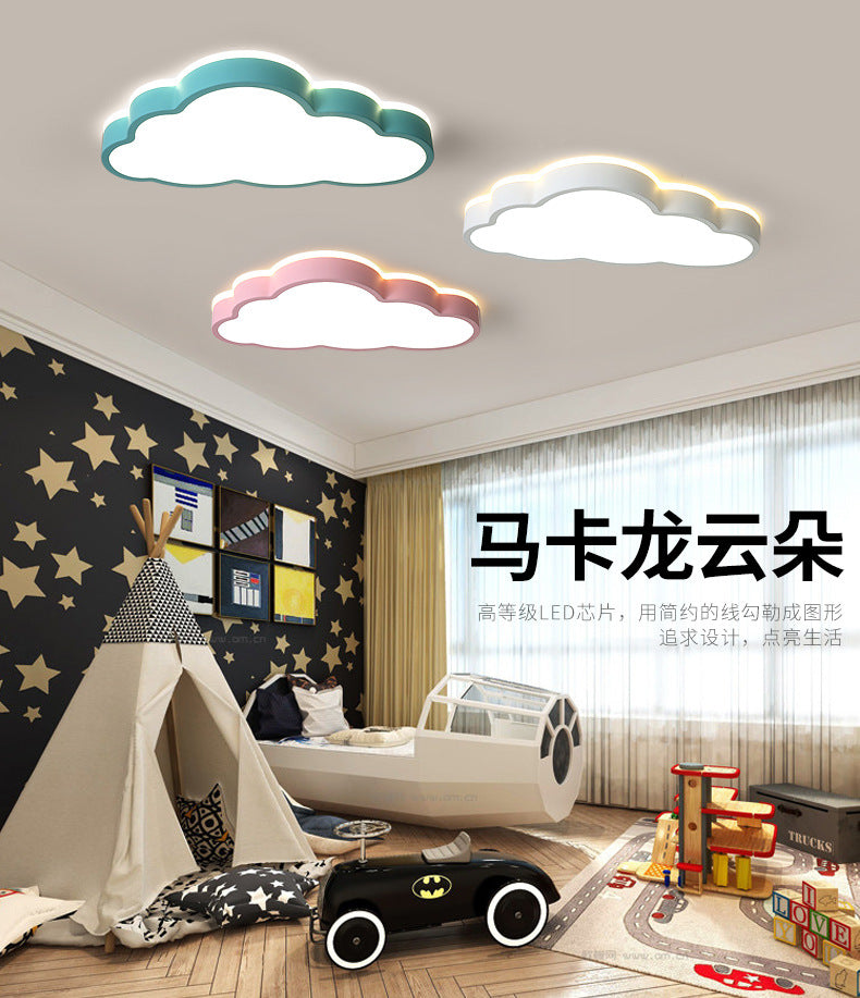 Cloud Lamp Kindergarten Boys Girls Children's Room Lamp Modern Minimalist Iron Art Bedroom Lamp Ceiling Lamp led Lamp