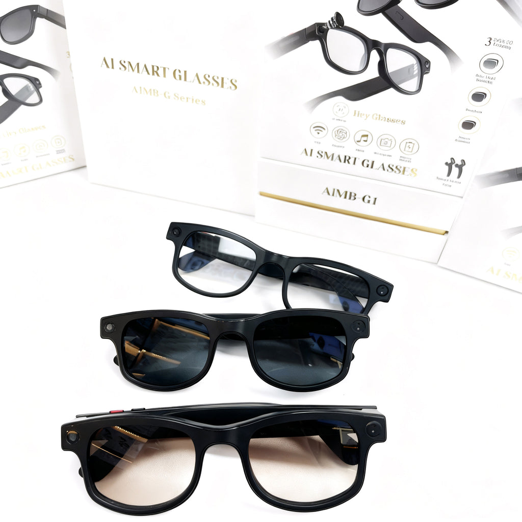 AIMB-G1Smart Glasses800100 Megapixel Camera Ai Simultaneous Translation Recognition1200P Video Recording Audio Recording