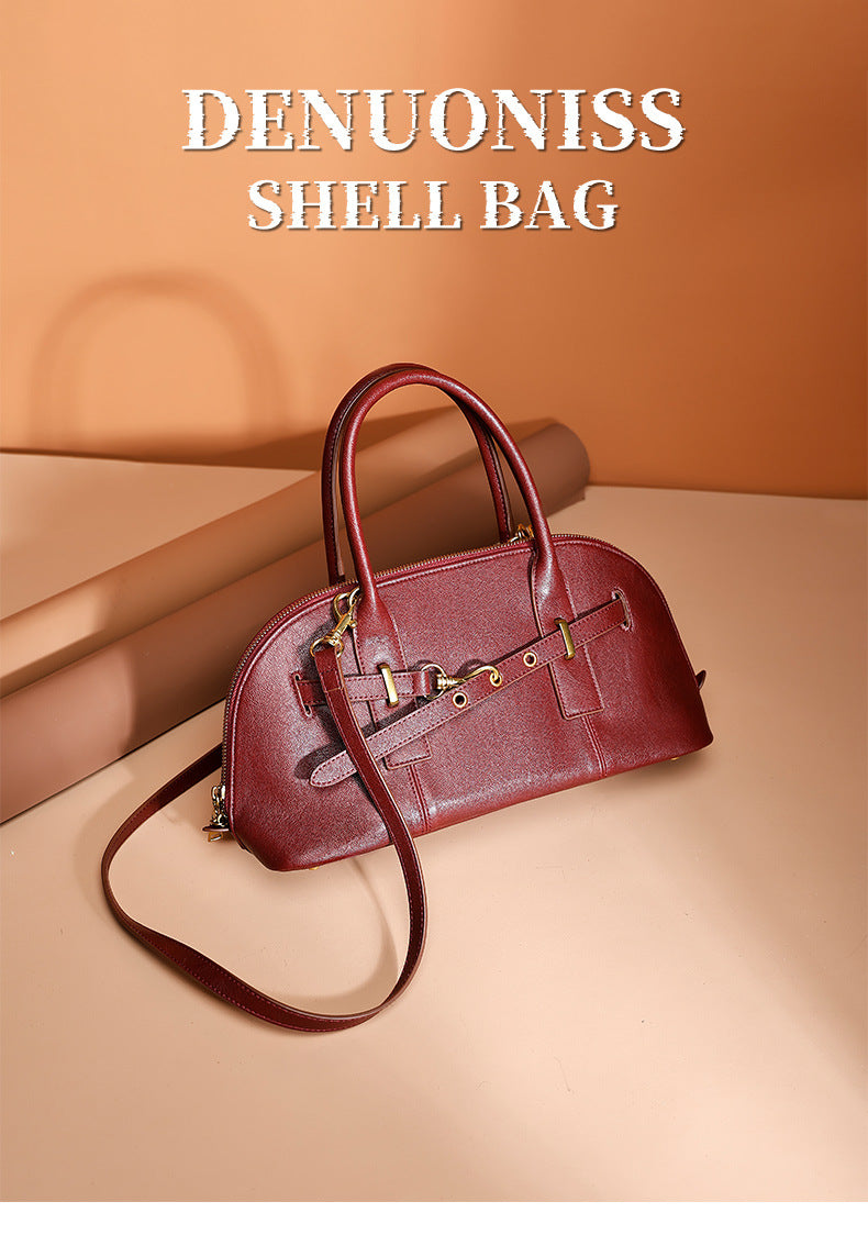 Liao Family Retro Tote Bag for Women, Large Capacity, New Trendy Fashion Women's Bag, Versatile Underarm Single Shoulder Bag, Commuting Crossbody Bag