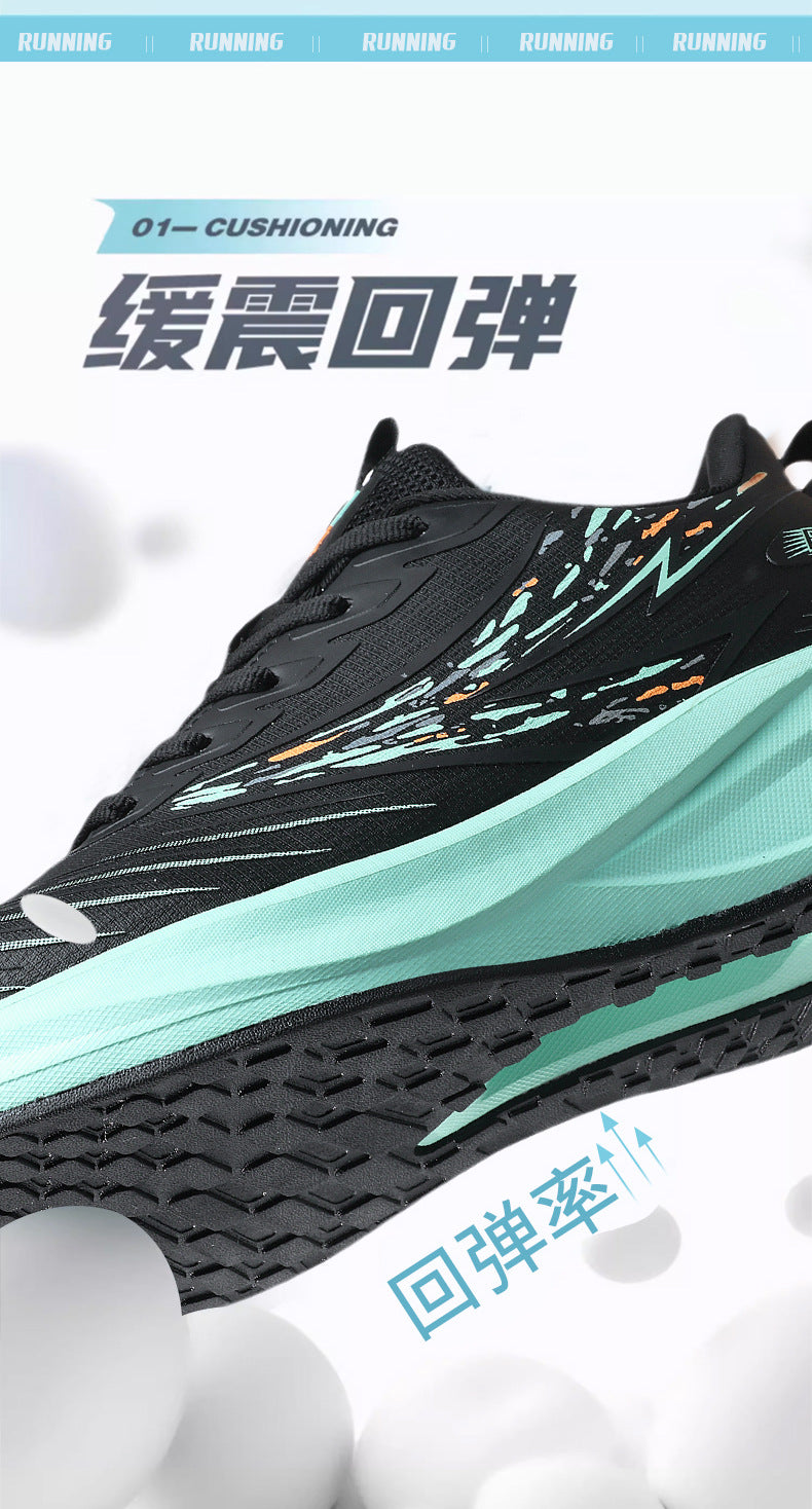 Youth Ultra-Light Soft Sole Running Shoes Leather Waterproof Comfortable Casual Fashion Men's Shoes Non-Slip Wear-Resistant Sports Shoes