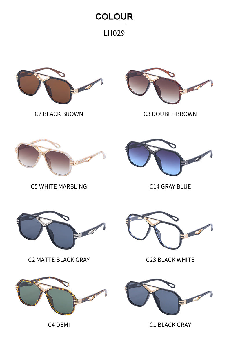 European and American Retro Steampunk Sunglasses for Men High-End Sunglasses Men's Trendy Glasses Wholesale shades