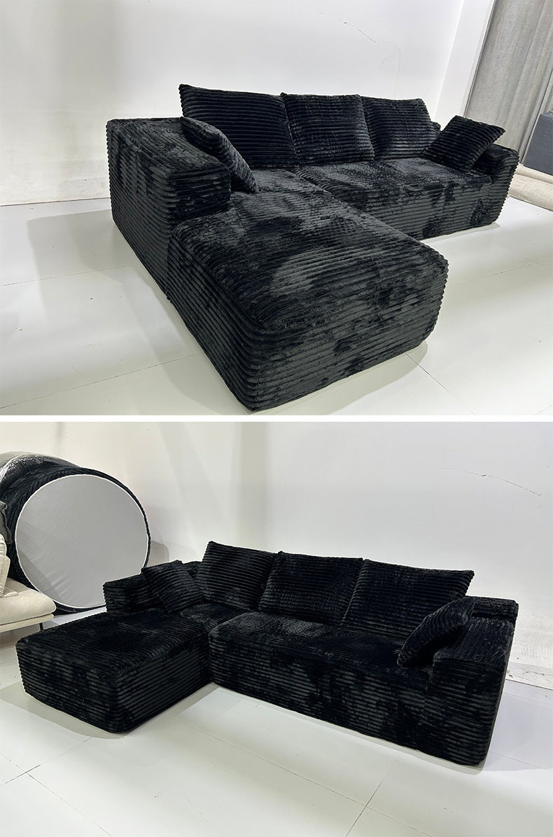 Amazon Hot Sale Fabric Sofa Full Sponge Roll Wrapped Sofa L Free Combination Lazy Shipping and tax not included