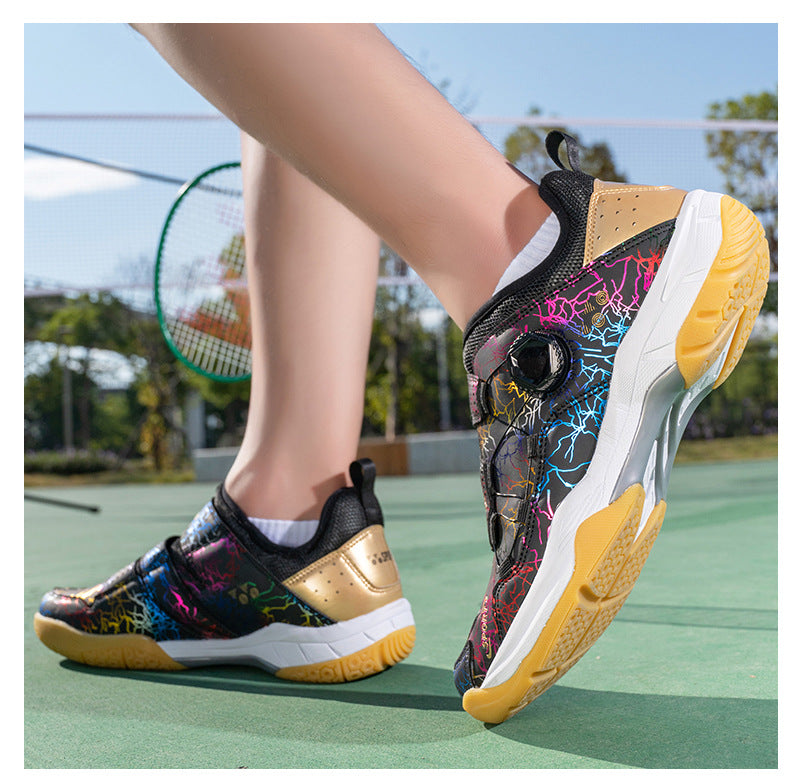 In Stock Couple Style Fashion Badminton Shoes New Style Mandarin Duck Table Tennis Tennis Non-Slip Wear-Resistant Sports Shoes