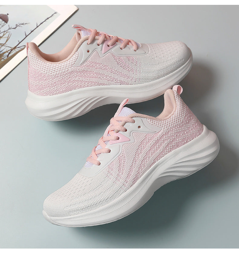 Plus Size Women's Shoes Mesh Breathable Sports Shoes Casual Shoes Lightweight Student Running Shoes Soft Sole Travel Shoes