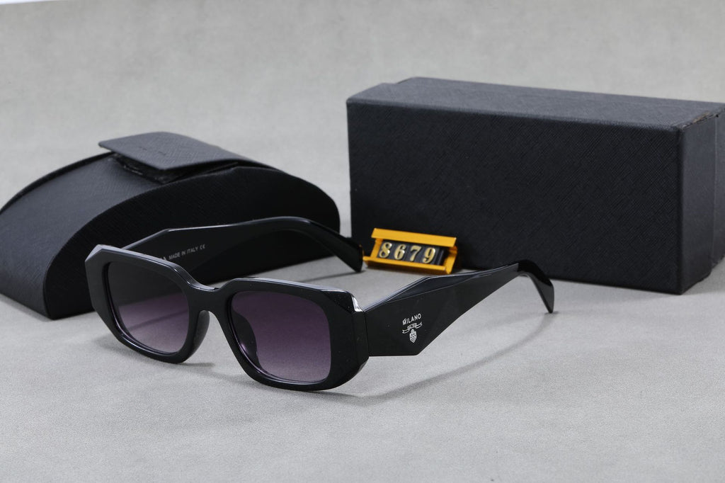 New P Home Sunglasses Europe and America ins Fashion Trade Sunglasses Cat Eye Small Frame Retro High-end Feel2660Same Style