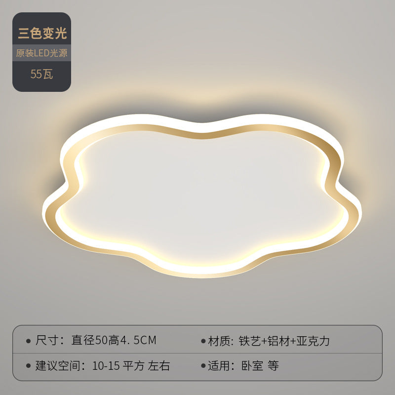 Creative Bedroom Main Light for Home Use led Ceiling Lamp Simple Modern Living Room Lamp Room Restaurant Study Flower Lighting