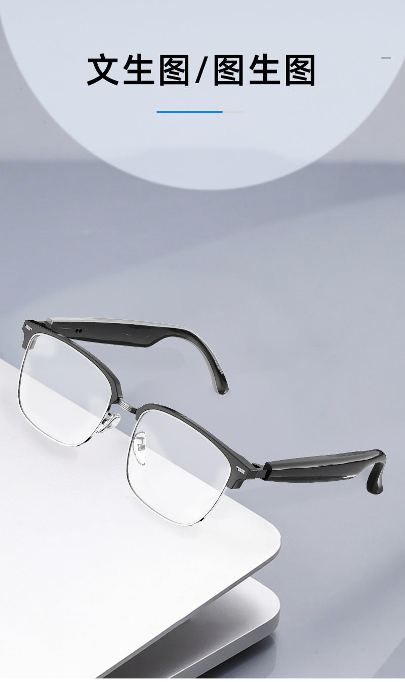 ai Smart glasses Bluetooth call music playback voice activation wearable device dedicated ai Translation Glasses