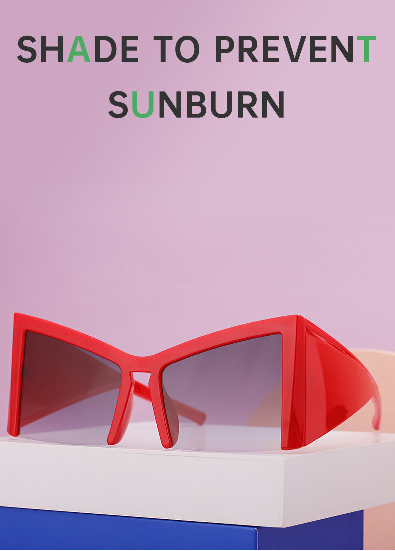 European and American Retro Large Frame Sunglasses for Women, Unique Cat Eye Sunglasses, Wholesale Glasses for Women sunglasses