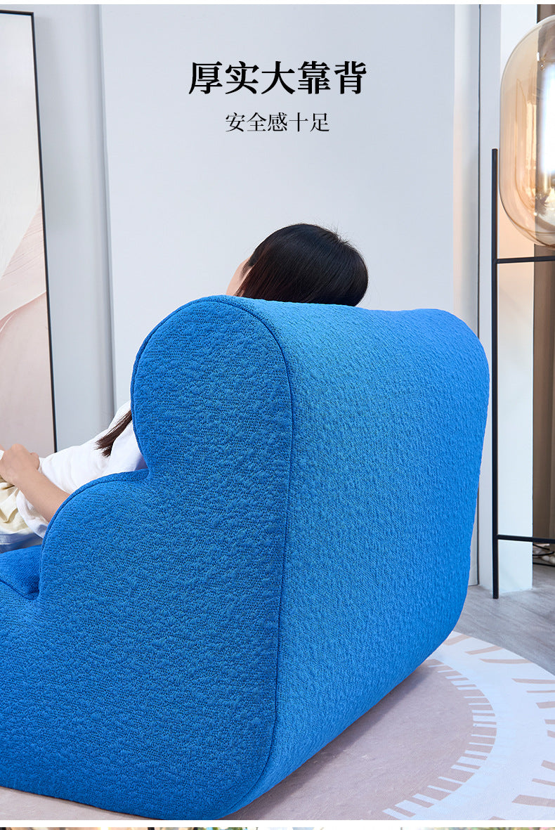 Overseas Version Lazy Sofa Tatami Single Chair Nordic Designer Leisure Chair Living Room Compression Sofa