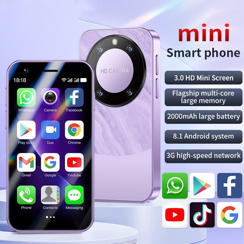 Smartphone F8 PRO MAXX Mini Student Backup Device to Combat Internet Addiction3.0Touch Screen3G Smartphone