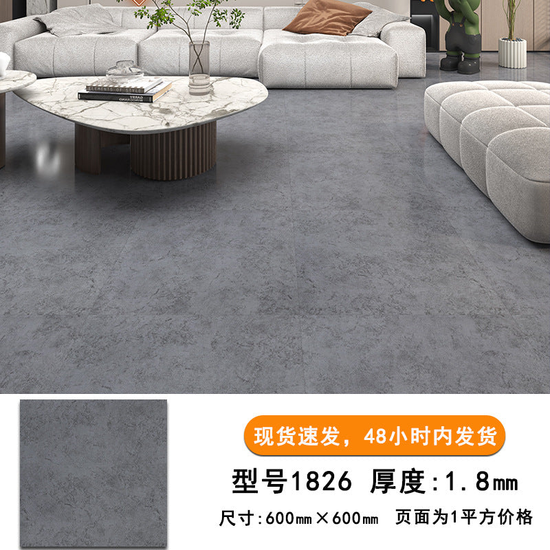 pvc Self-Adhesive Floor Stickers Imitation Tile Flooring Glue Commercial Wear-Resistant Thickened Waterproof Non-Slip Office Special Floor Vinyl