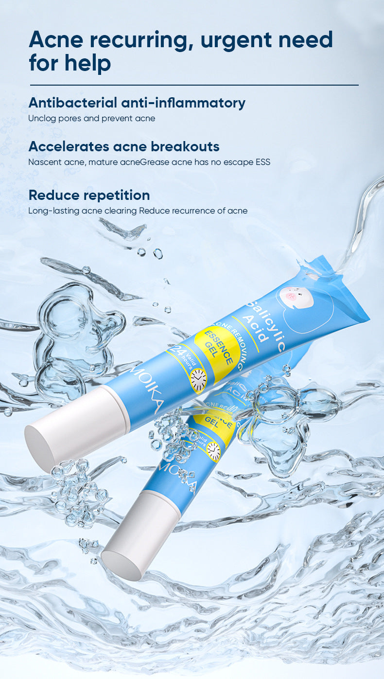 Spot Goods MOIKA Salicylic Acid Gel Fades Acne Skin Care Products Moisturizing Anti-Acne
