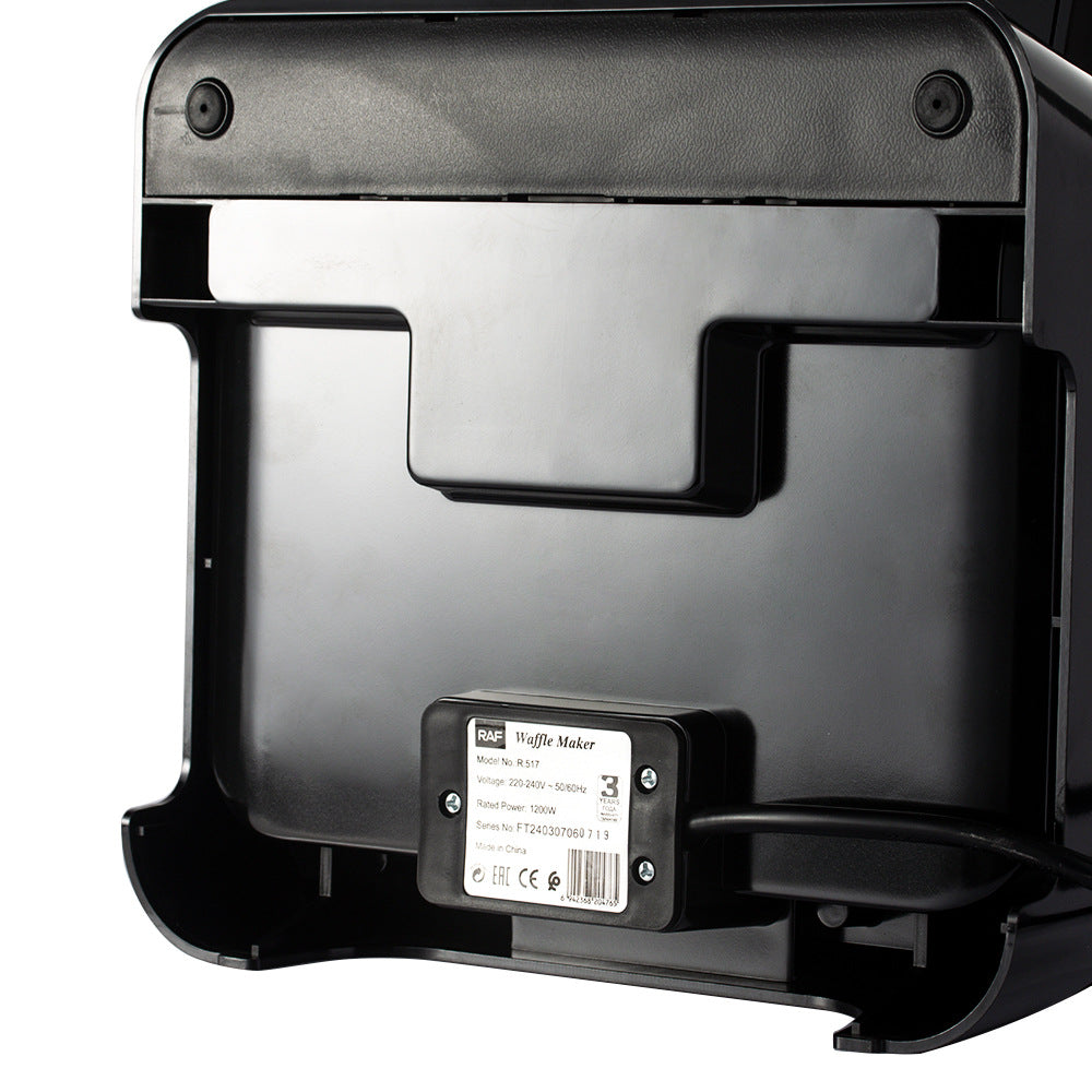 RAF Breakfast Machine Household EU Plug Multi-Functional Double-Sided Heating Bread Electric Baking Pan Light Food Waffle Maker