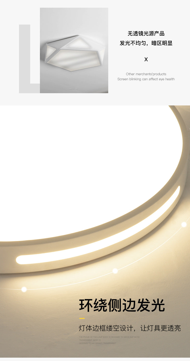 Ultra-thin Modern Minimalist LED Ceiling Lamp Round Bedroom Lighting Living Room Lamp Creative Study Dining Room Balcony Lighting Fixture