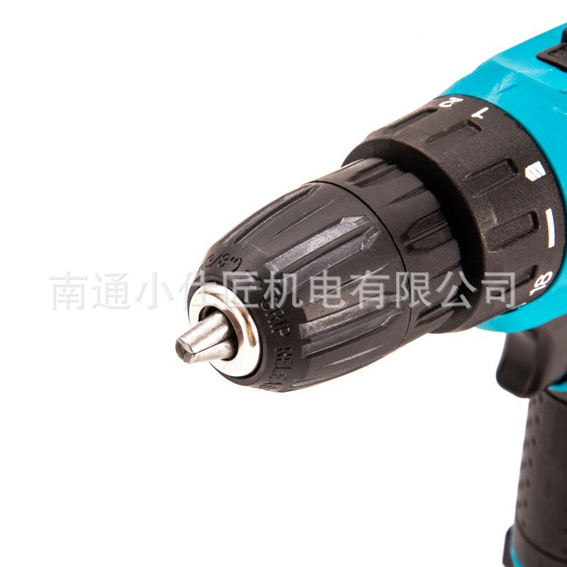 Manufacturer Supply Lithium Battery Rechargeable Pistol Drill Cross-Border Household Portable Multi-Function Electric Screwdriver Lithium Drill