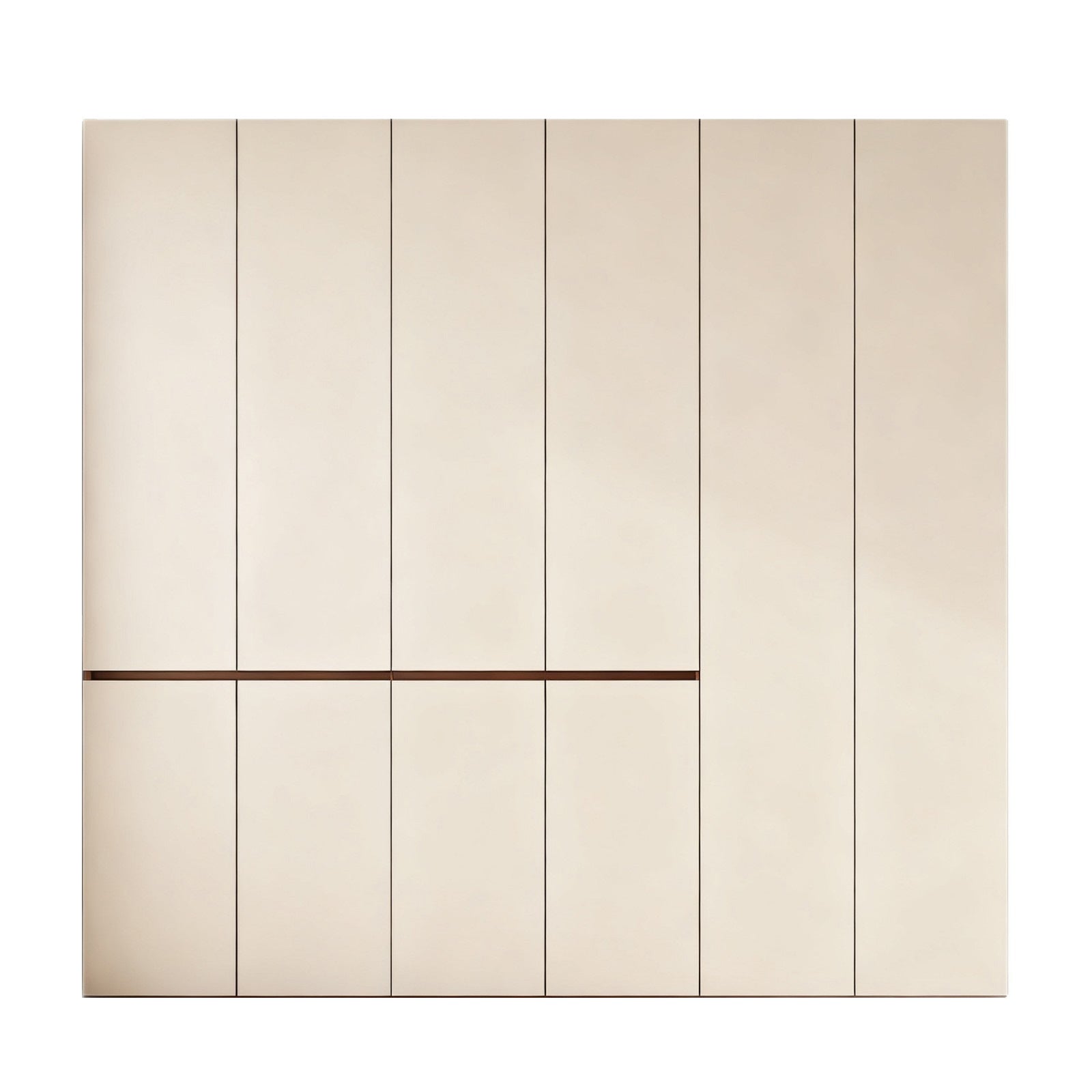 Custom Whole House Honeycomb Aluminum Alloy Wardrobe, Sectional Handle-Free, One Door to the Ceiling, Simple Home Bedroom Large Wardrobe