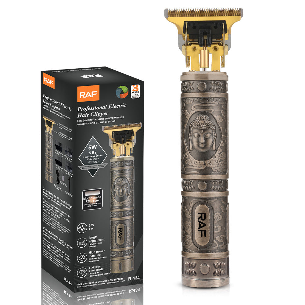 RAF Foreign Trade European Standard Oil Head Hair Clipper Electric Hair Clipper Hair Salon Electric Clipper Electric Hair Clipper Electric Trimmer R。434