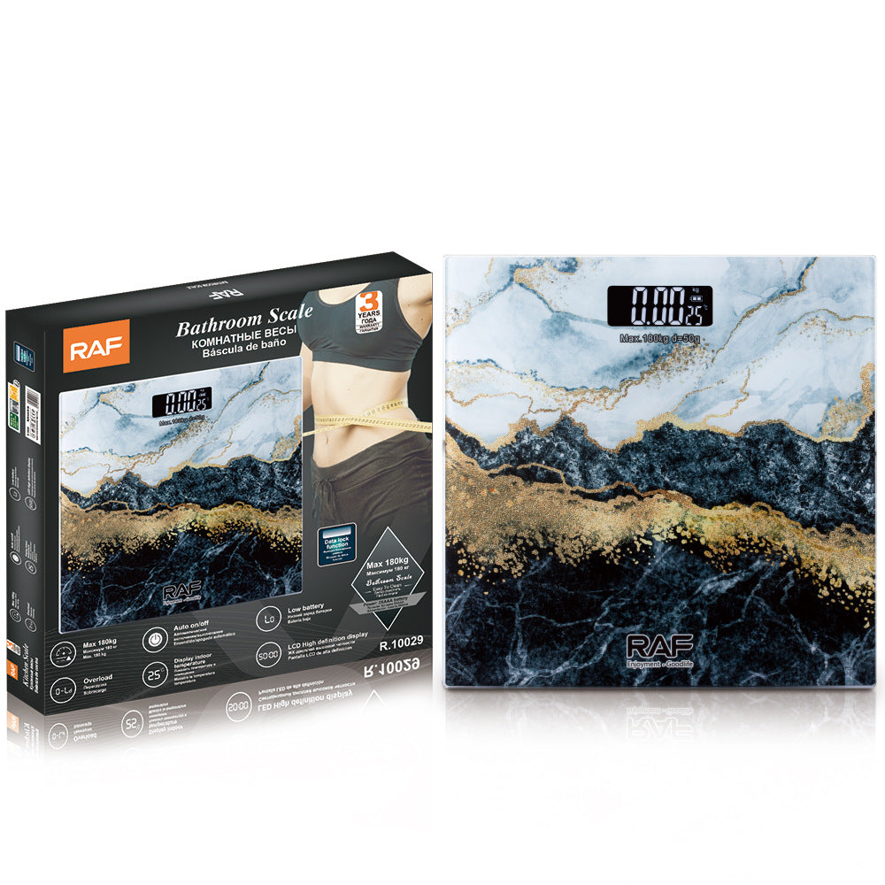 RA  Body Fat Scale Home Use Body Scale LCD Display Body Fat Scale Rechargeable Smart Electronic Scale Weight Scale