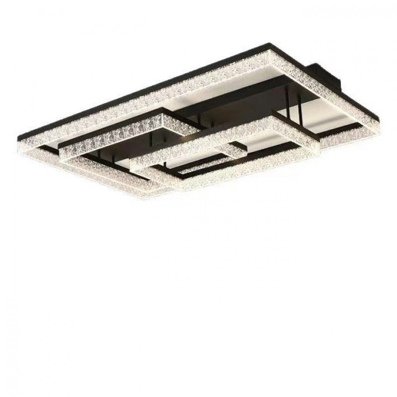 Modern Minimalist Internet Celebrity Living Room Ceiling Light Elegant Home Italian Light Luxury Ice Crack Pattern Hall Master Bedroom Lighting