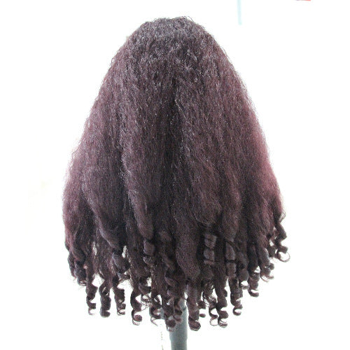 Africa Afro YAKI curly Ribbon Hair Band Curly Hair Chemical Fiber Wig