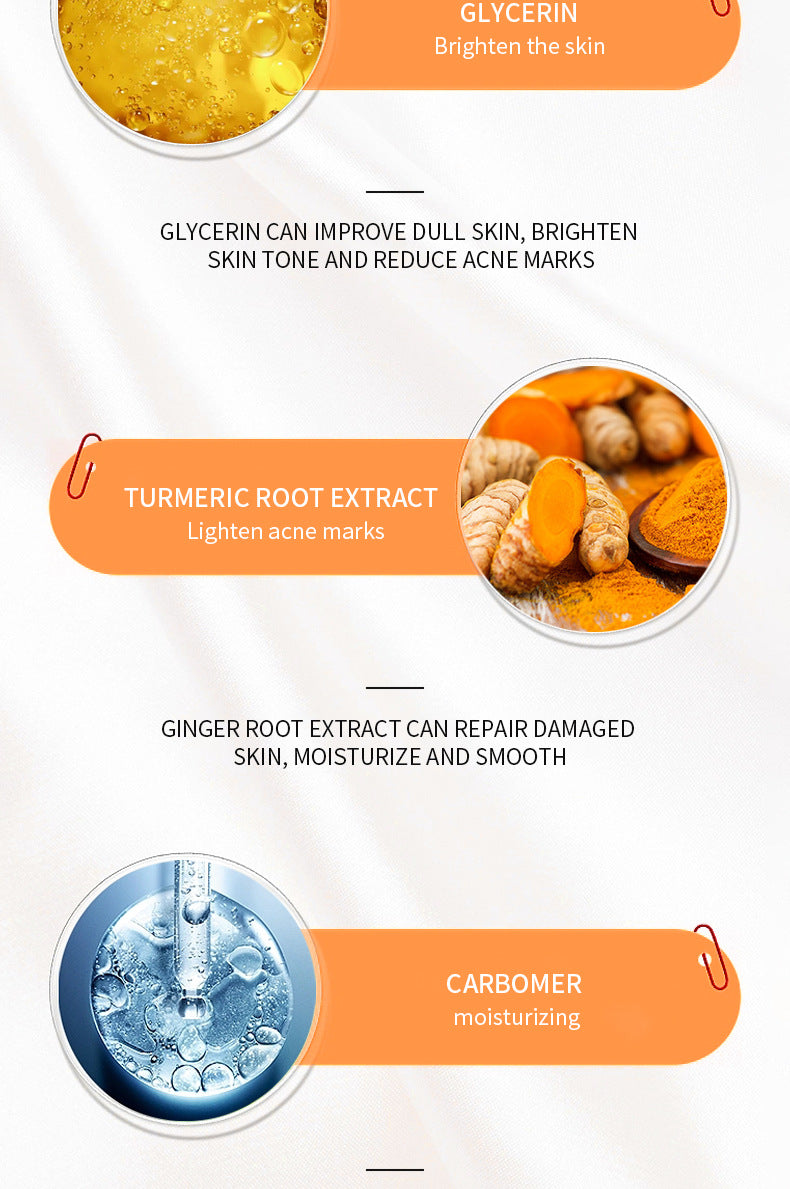 Full English Turmeric Essence SADOER Antioxidant Moisturizing Essence30ml  Foreign Trade Manufacturer Wholesale