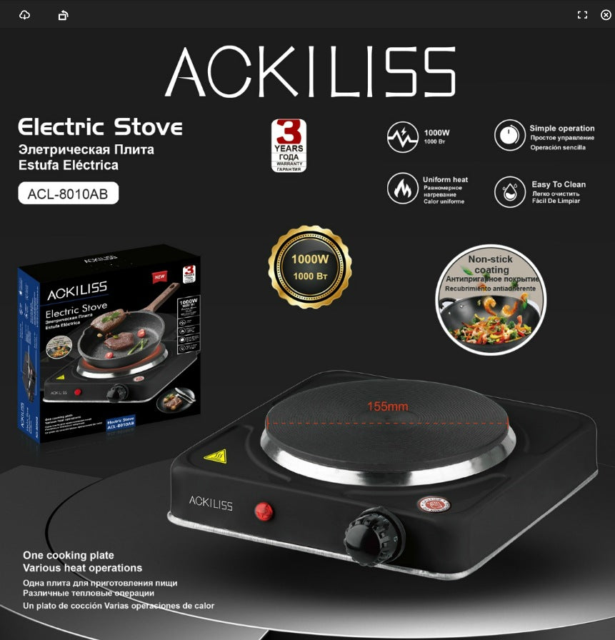 RAF European Standard Electric Hot Plate Embedded High-Power Stir-Fry Electric Hot Plate Countertop ce Standard