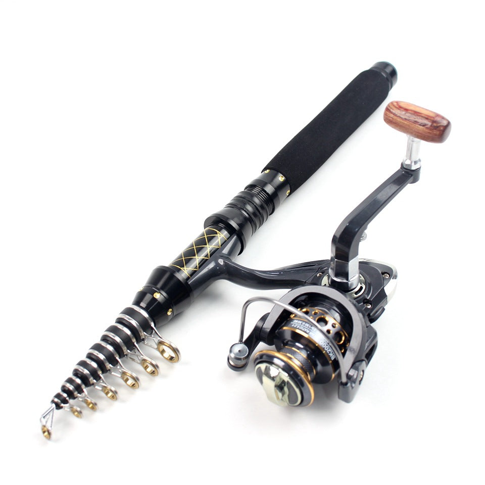 Wholesale2.1Mi Hard Fishing Rod Ultra-Lightweight High-Strength Carbon Fiber Sea Fishing Boat Fishing Universal Rod European and American Fishing Gear