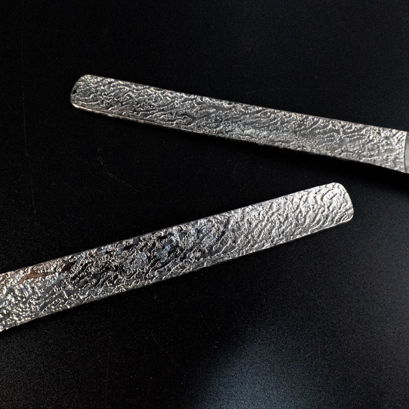 Pure Titanium Crystal Yuanbao Spoon Soup Spoon Crystal Ice Flower Outdoor Camping Lightweight Tableware Dessert Spoon Baby Food Spoon