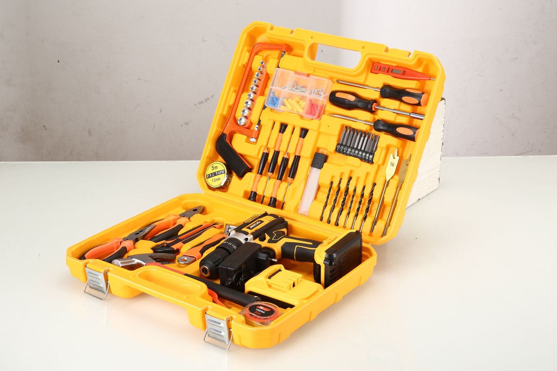 Multi-Function Pistol Drill Lithium Electric Impact Hand Drill Screwdriver Rechargeable Drill Lithium Drill Set