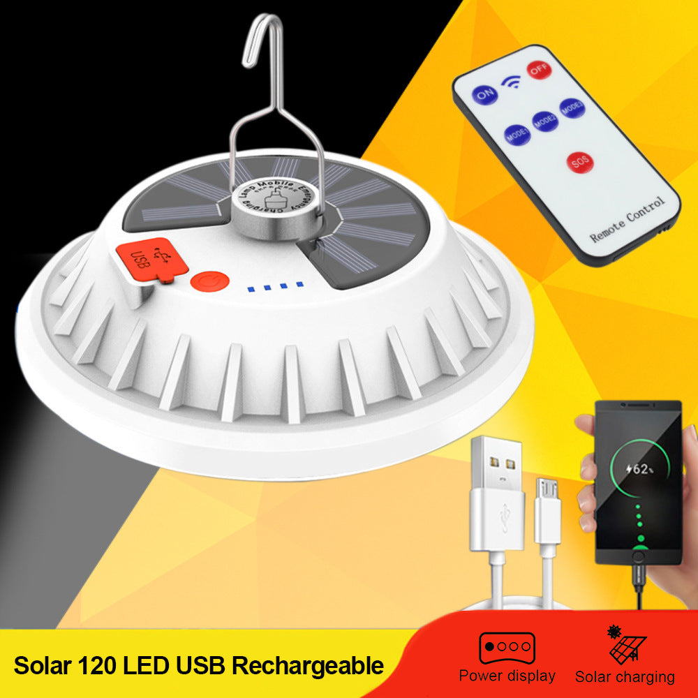 Special Ultra-Bright New Solar UFO Tent Light Outdoor Camping Light Night Market Stall Light Emergency Light