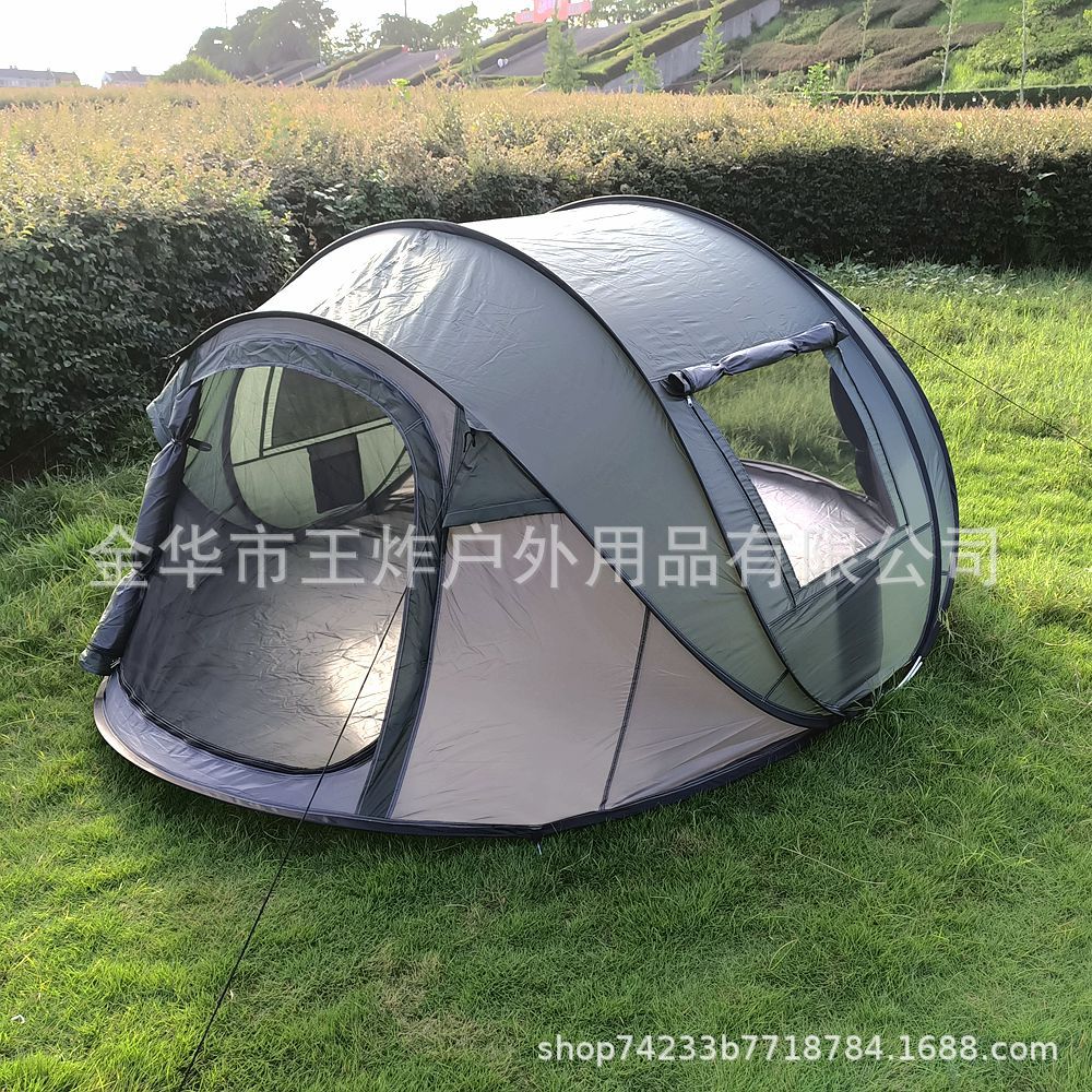 Automatic Hand Throw Quick Open Tent Indoor Children's Tent Camping Windproof Rainproof Sunproof Tent