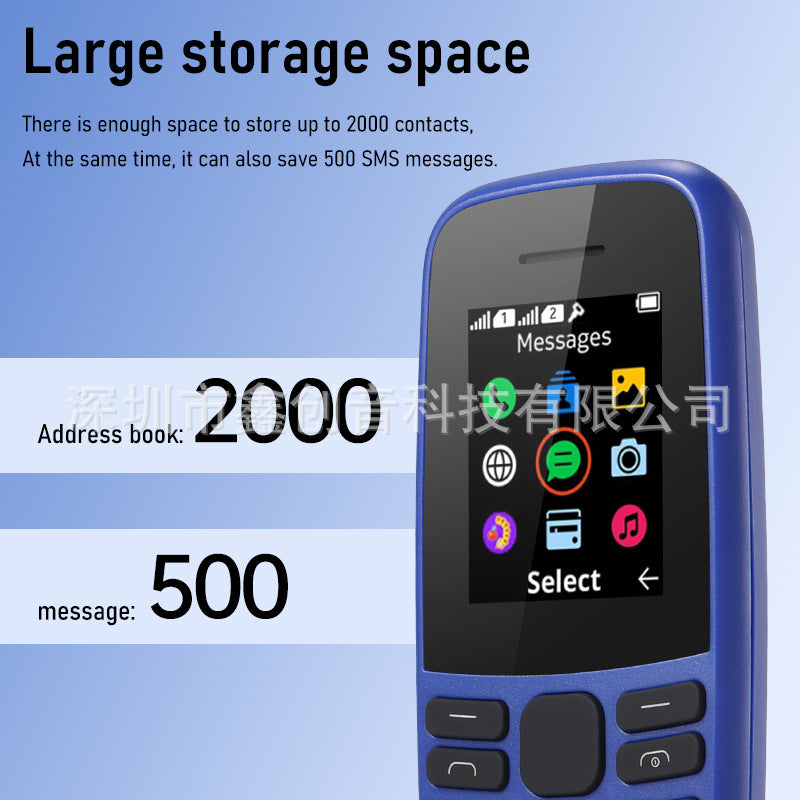 105straight button phone  foreign trade mobile phone 2G Afri