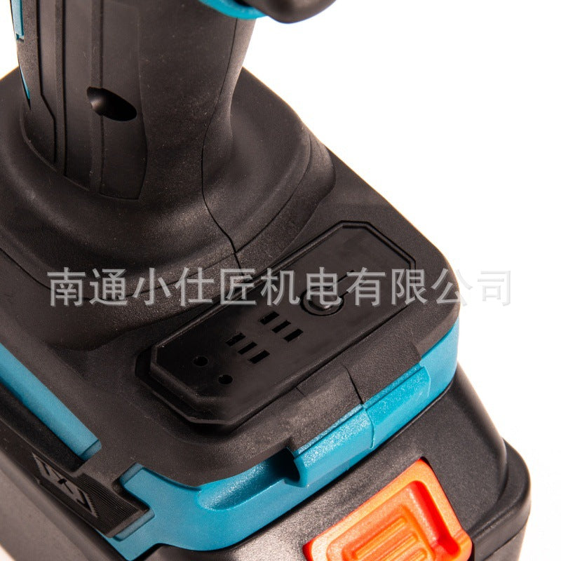 Manufacturer Supply Rechargeable Lithium Battery Wrench Cross-Border Trade High Torque Portable Impact Wrench Auto Repair Air Gun