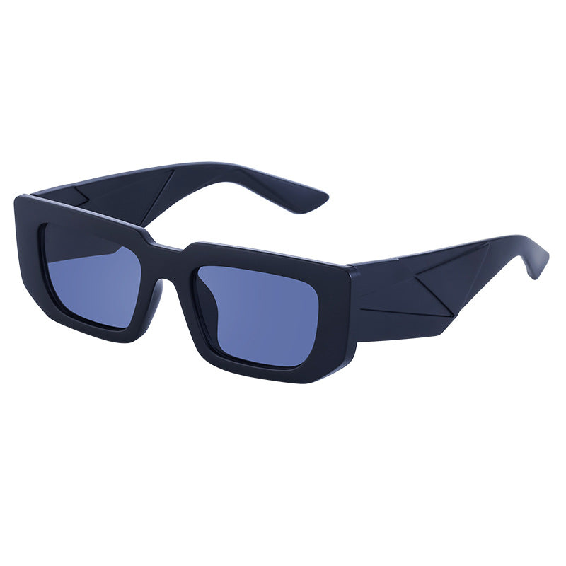 Fashion Small Frame Sunglasses for Women Trendy European and American Wide Leg Square Frame Sunglasses High-end Wholesale sunglasses