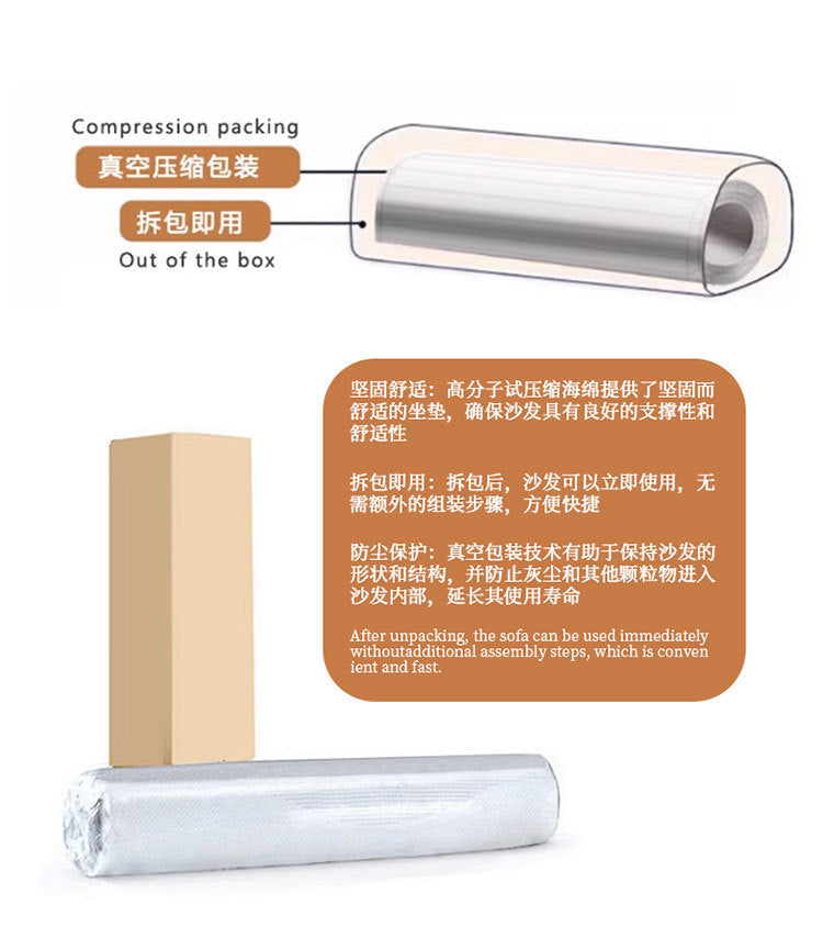 Northern Europe Lenuvole Petal Sofa Living Room Cream Style Three-Seater Fabric Sofa Modern Cloud Compression Sofa