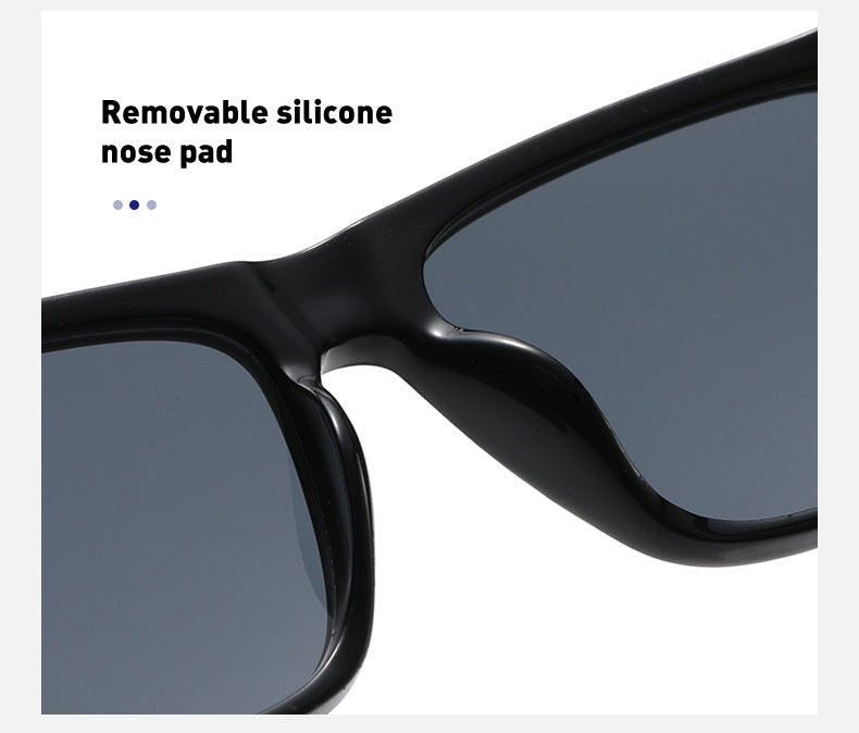 European and American Fashion T Word box sun protection sunglasses for women with a high-end feel ins Korean style sunglasses for men wholesale