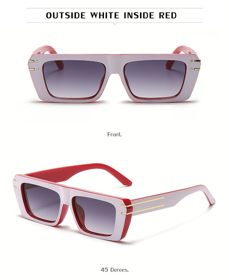 European and American Style Small Frame Sunglasses for Women Fashion Square Frame Sunglasses for Men Wholesale sunglasses