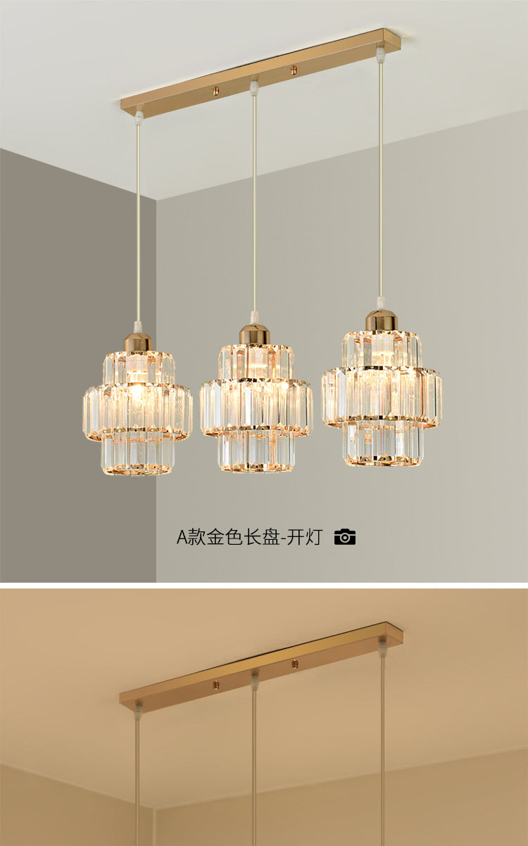 Restaurant Pendant Light Three-Head Modern Minimalist Bar Creative Dining Table Bedroom Unique Living Room Dining Room Grand Nordic Lighting