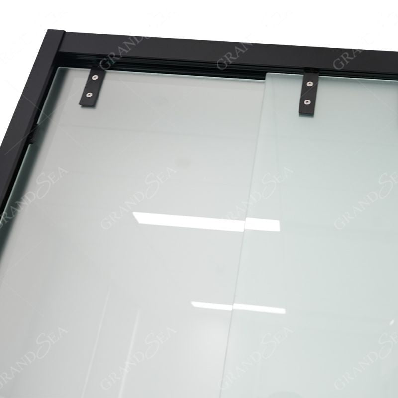 Wholesale Aluminum Stainless Steel Tempered Glass Bathroom Sliding Frameless Shower Door
