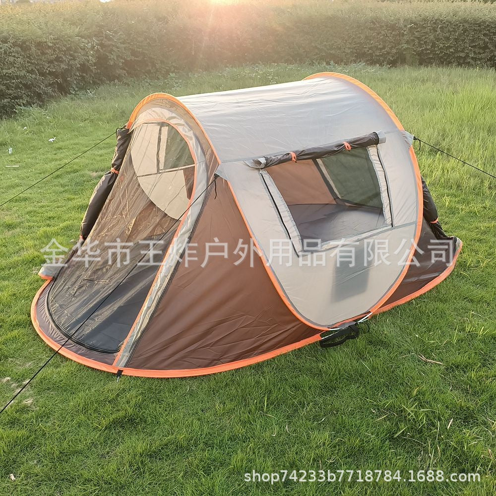 Hot-Selling Fully Automatic Hand-Pull Quick-Open Tent Travel Tent Camping Windproof Rainproof Sunproof Tent