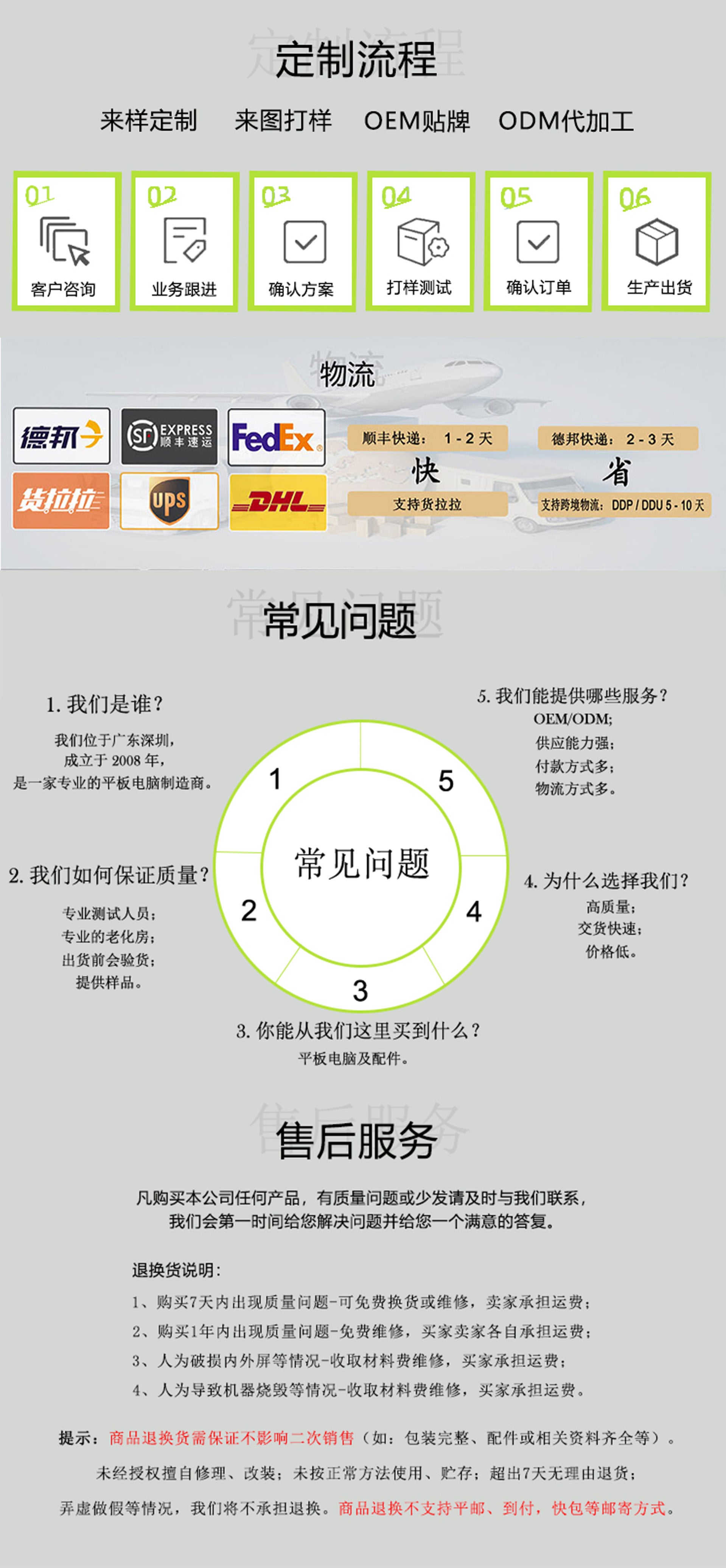 Tablet Pc7inch explosion-proof screen wifi Quad-core children's learning tablet with protective case