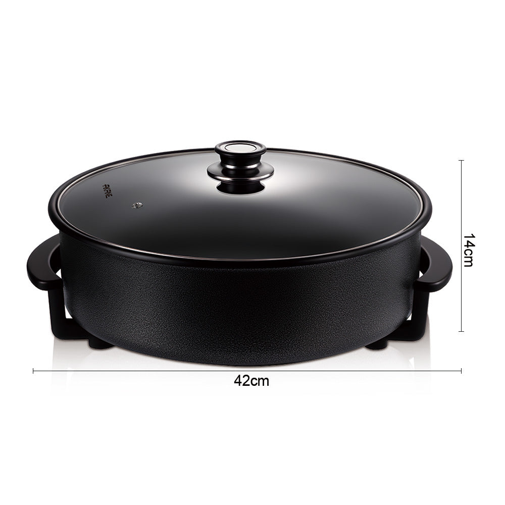 RAF European Standard Household Multifunctional Pizza Maker Multifunctional All-in-One Electric Frying Pan Electric Hot Pot Non-Stick Electric Hot Pot