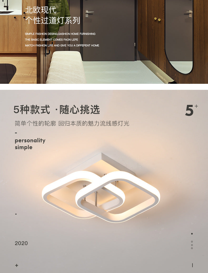 exclusive aisle lights balcony lights LED Modern Minimalist Nordic Creative Personality Cloakroom Living Room Entrance Light