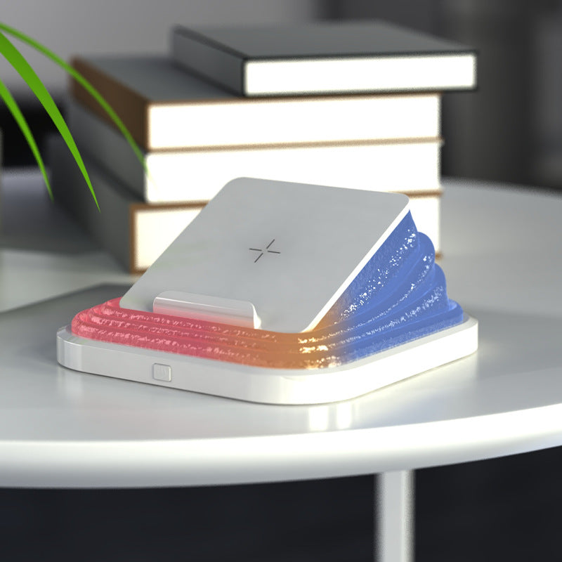 exclusive eye protection desk lamp reading night light15W Wireless Charging Folding Smart Outdoor Ambient Light Wholesale