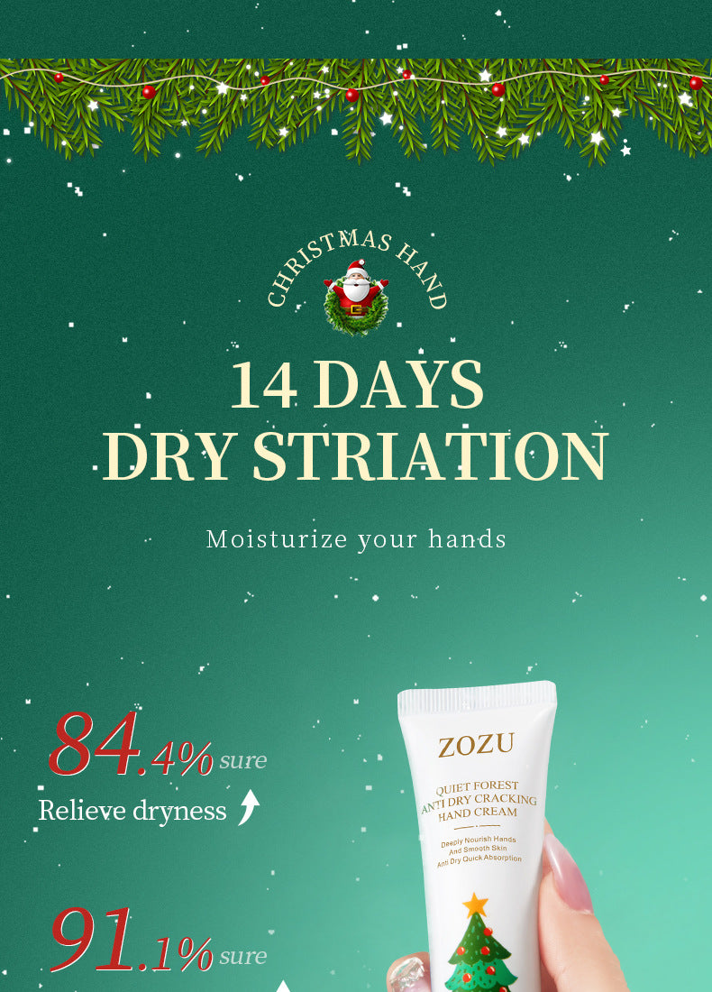 Full English Christmas Hand Cream Set ZOZU Refreshing Moisturizing Hand Cream Gift for  Wholesale
