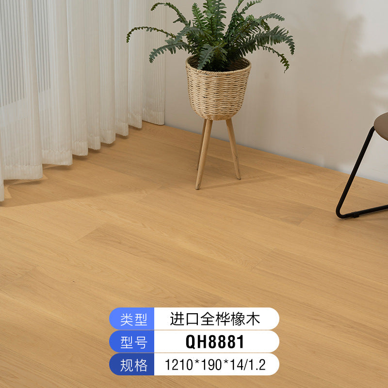 Oak Black Walnut Full Birch Base Material Multi-layer Solid Wood Composite Flooring Wear-resistant Medieval Style Song Dynasty Aesthetics ENF Environmental Protection