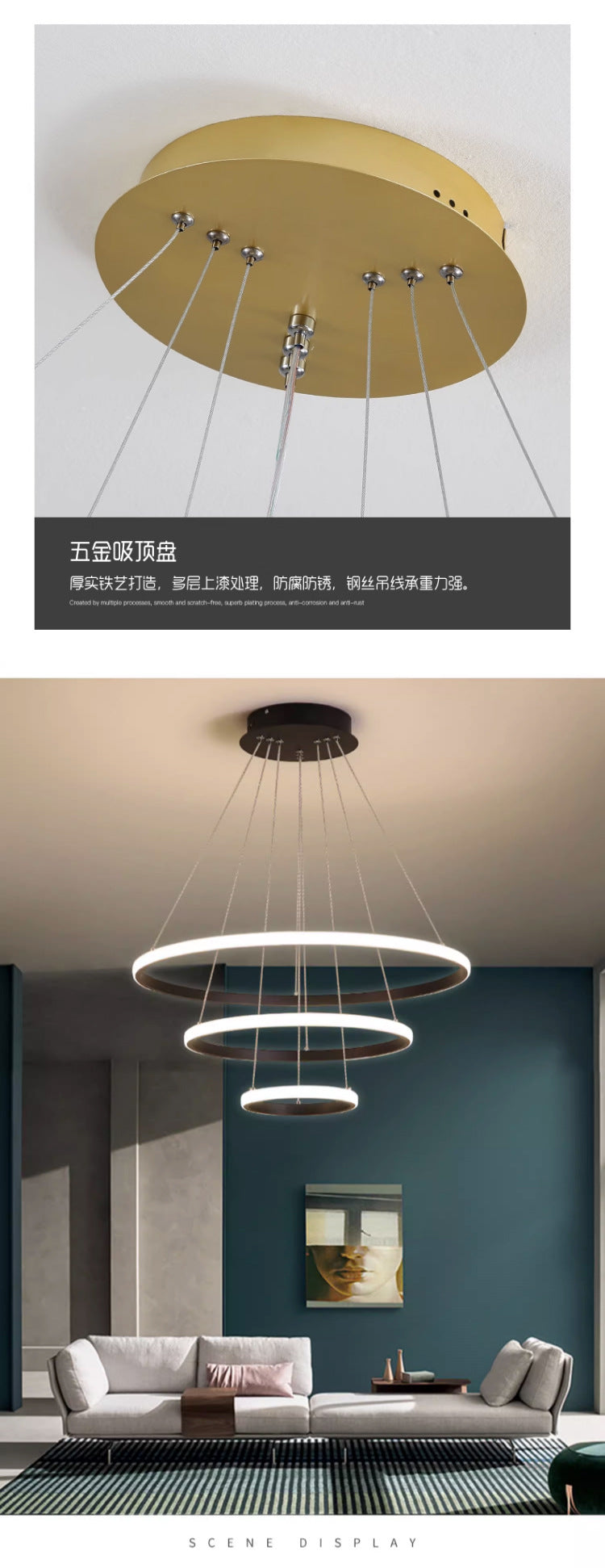 Zhongshan Lighting Wholesale LED Ceiling Lamp Bedroom Dining Room Lamp Minimalist Modern Creative Lighting Nordic Bar Pendant Light
