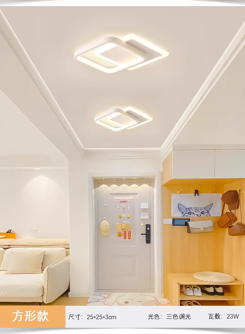 Creative aisle light corridor light, simple and modern led Ceiling Light Square Cloakroom Surface Mounted Recessed Entryway Stair Light