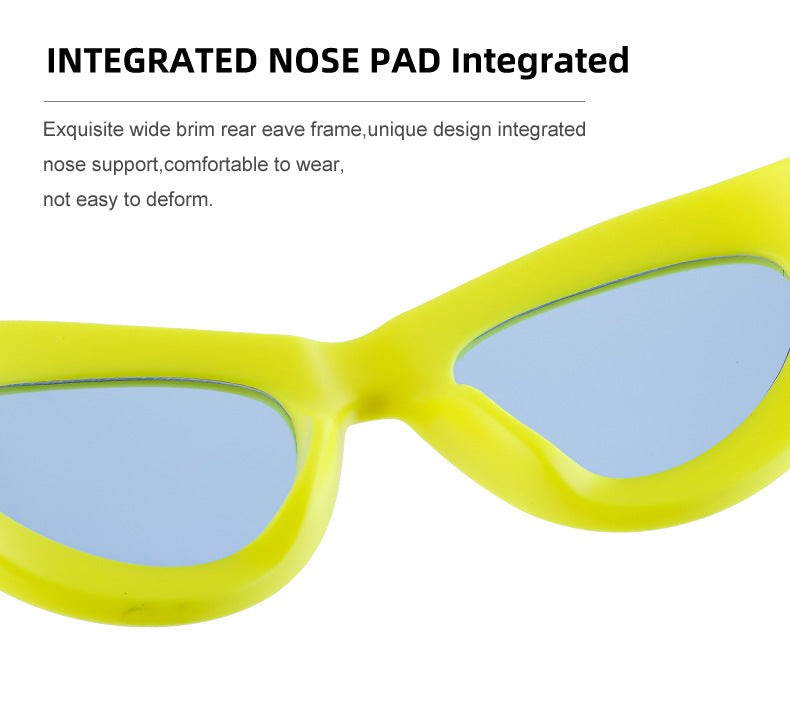 European and American Millennium Y2K Cat Eye Sunglasses Women's Cycling Windproof Sunglasses Women's Glasses Wholesale sunglasses