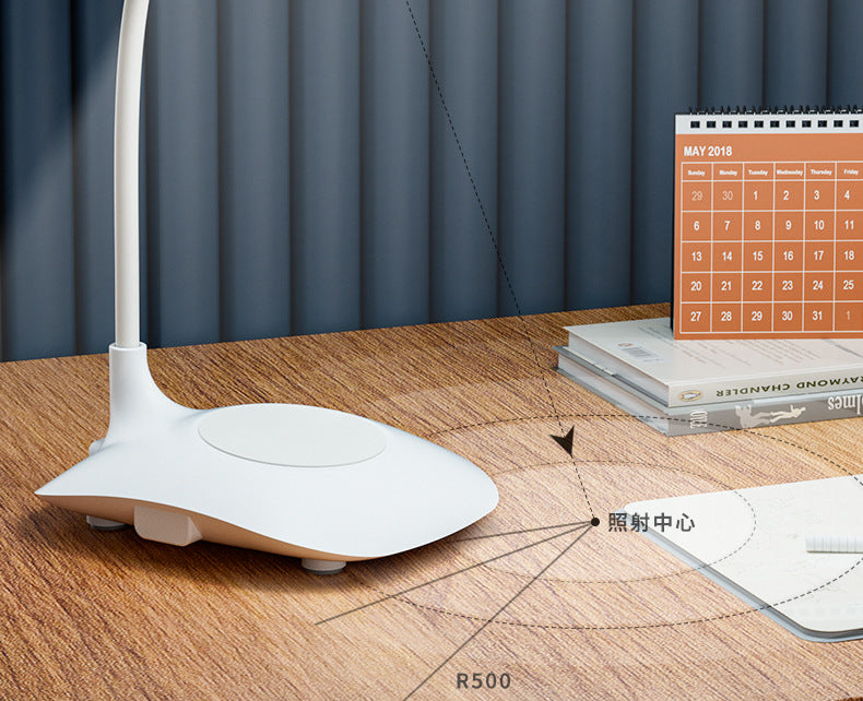 Multifunctional usb Rechargeable Desk Lamp Student Bedroom Bedside Eye Protection Folding Lamp Adjustable Smart Study Reading Desk Lamp